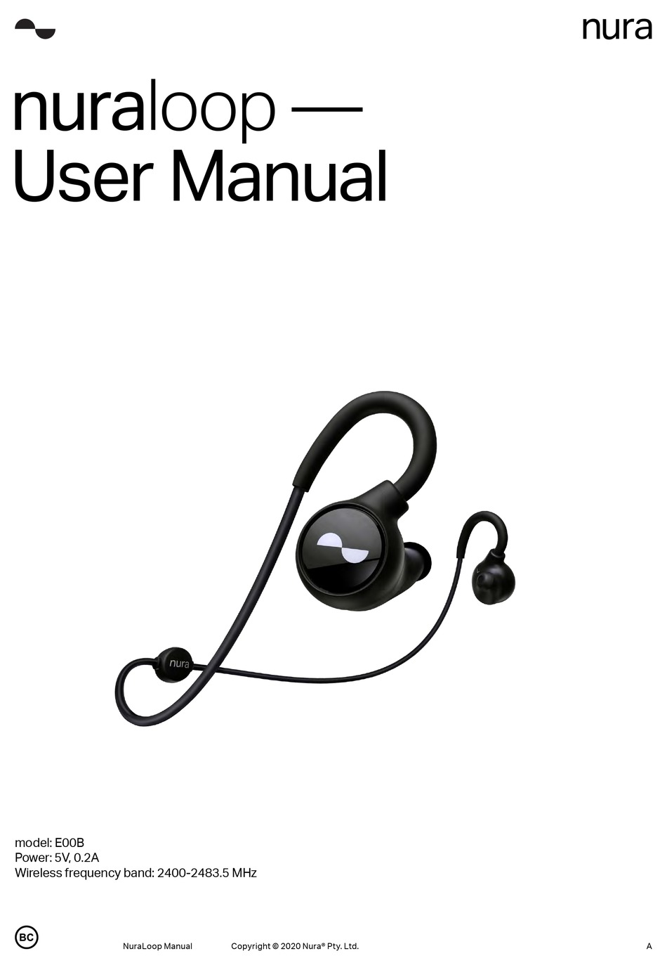 NURA NURALOOP USER MANUAL Pdf Download ManualsLib