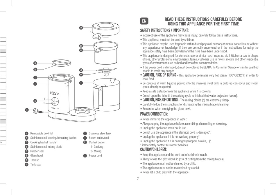 beaba babycook neo handleiding