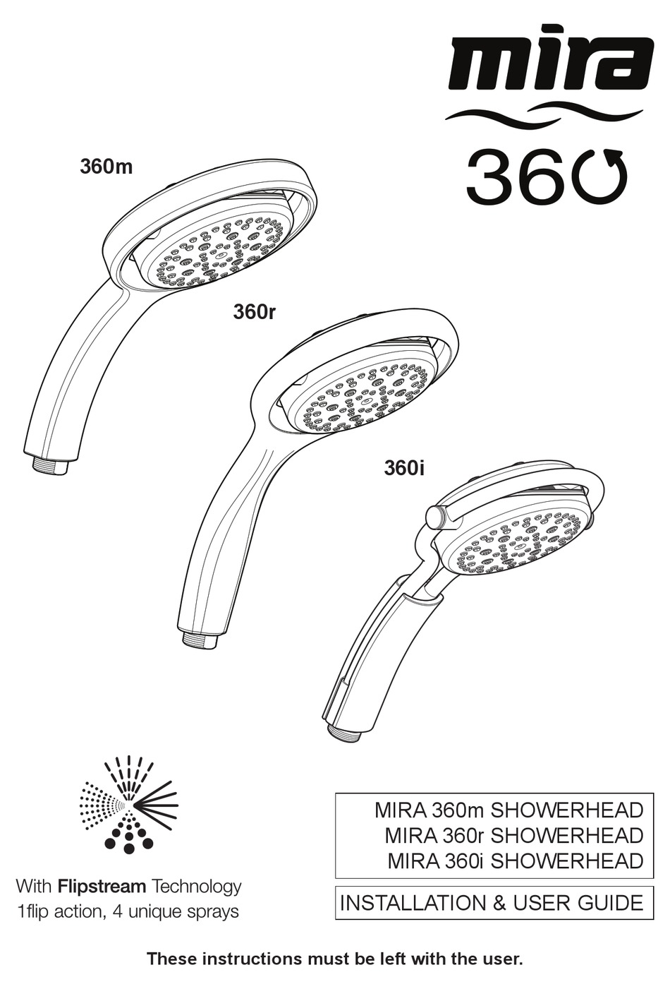MIRA 360M INSTALLATION & USER MANUAL Pdf Download ManualsLib