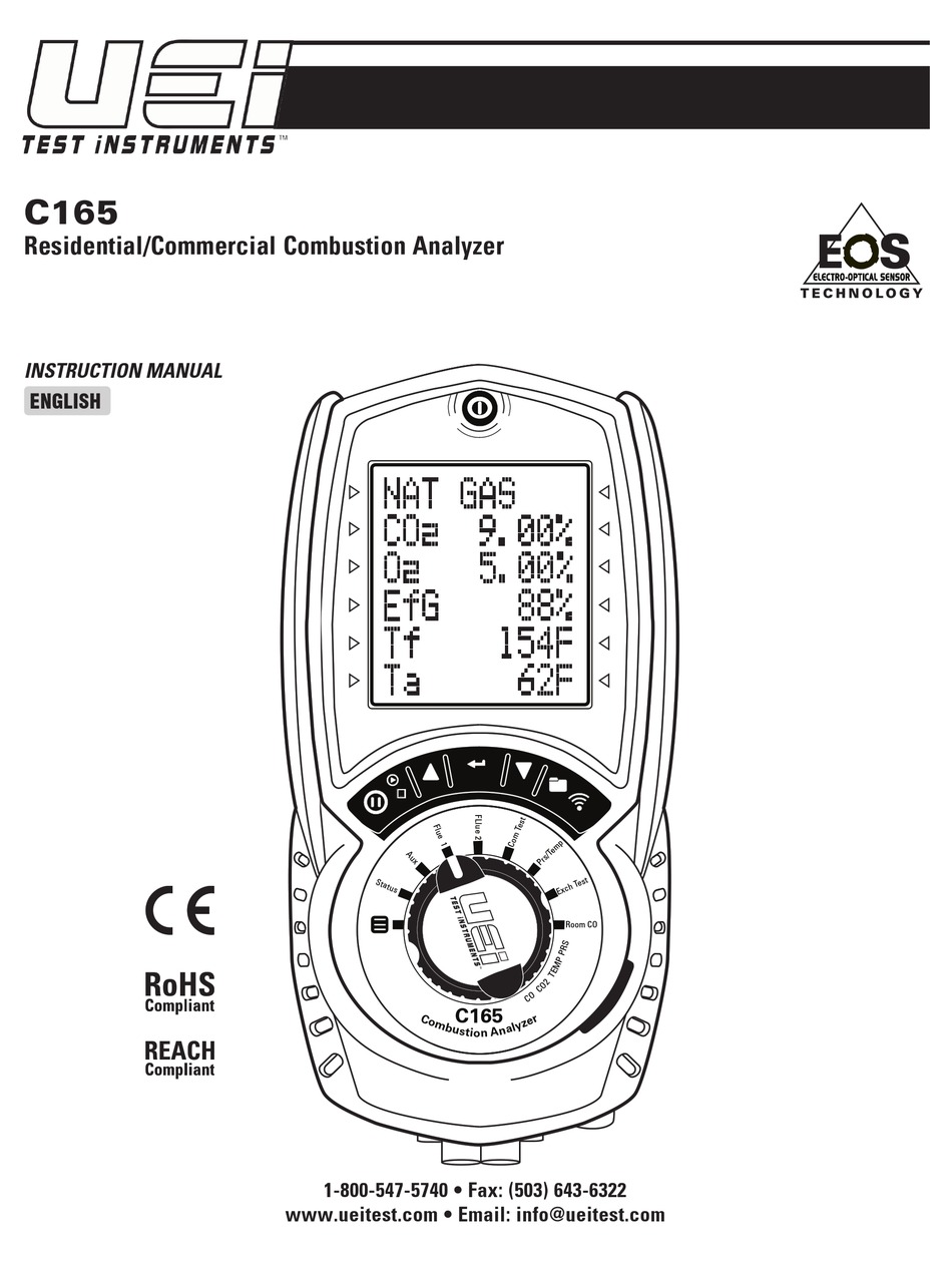 UEI C165 INSTRUCTION MANUAL Pdf Download ManualsLib