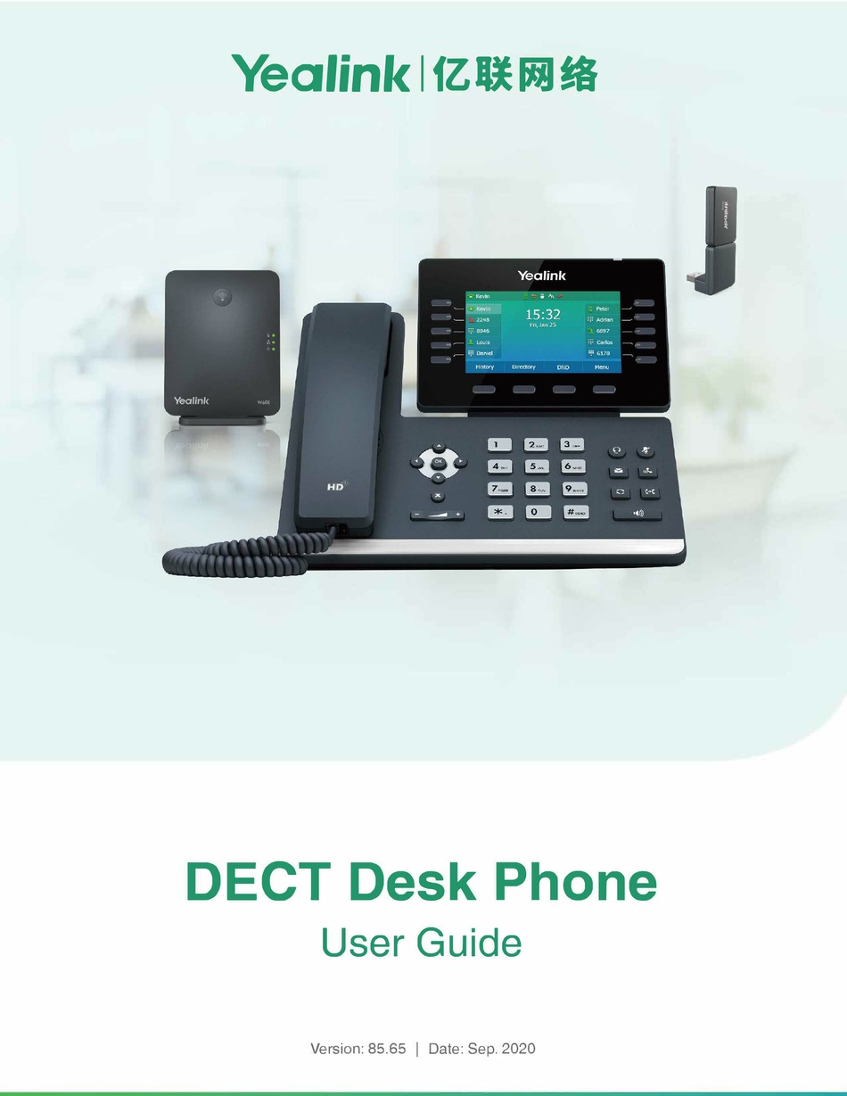 YEALINK DD PHONE USER MANUAL Pdf Download | ManualsLib