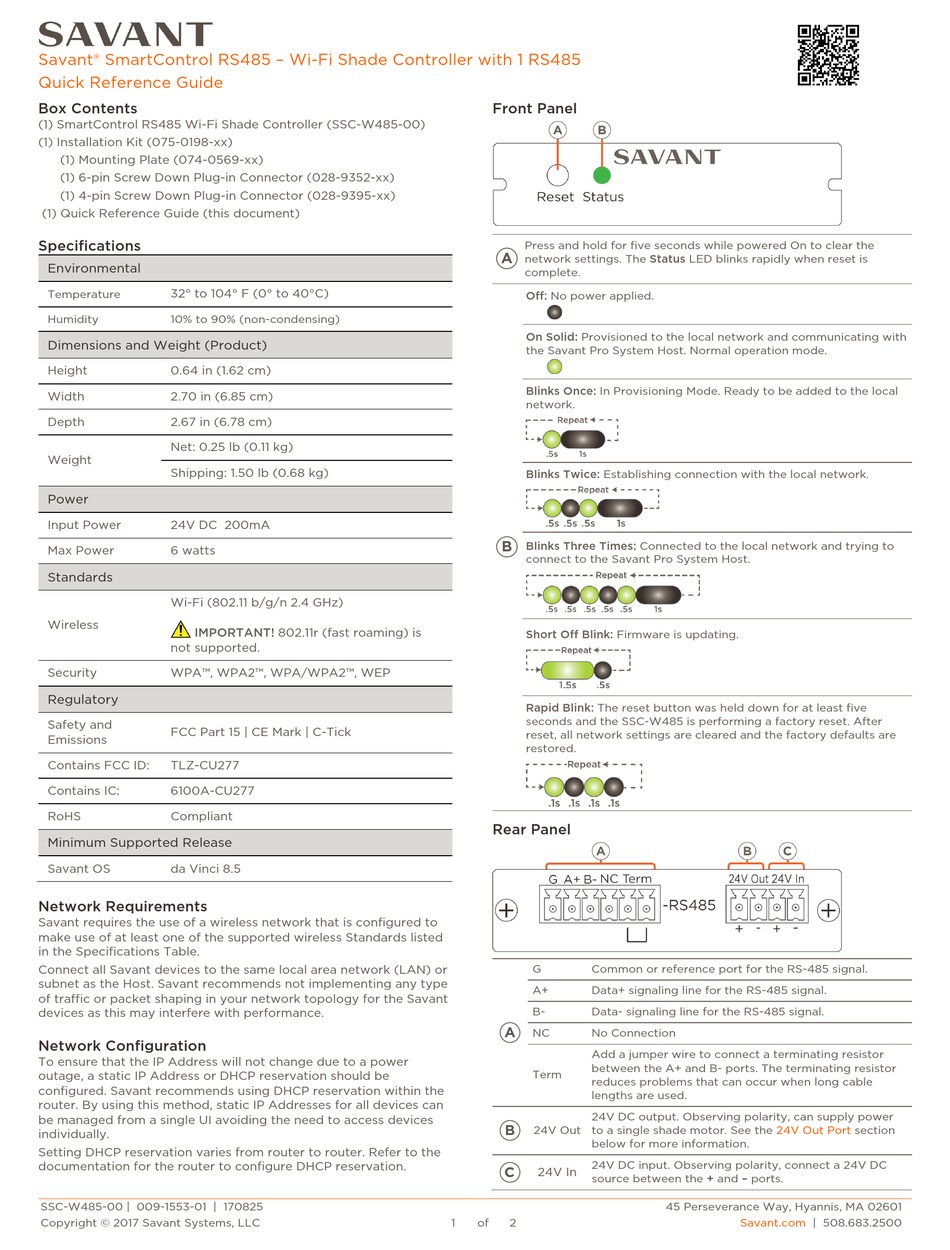 SAVANT SMARTCONTROL QUICK REFERENCE MANUAL Pdf Download ManualsLib