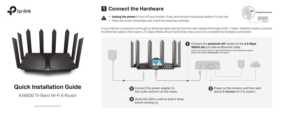 tp link ax6000 manual