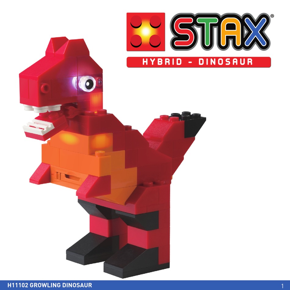 Stax Growling Dinosaur With Light & Sound 