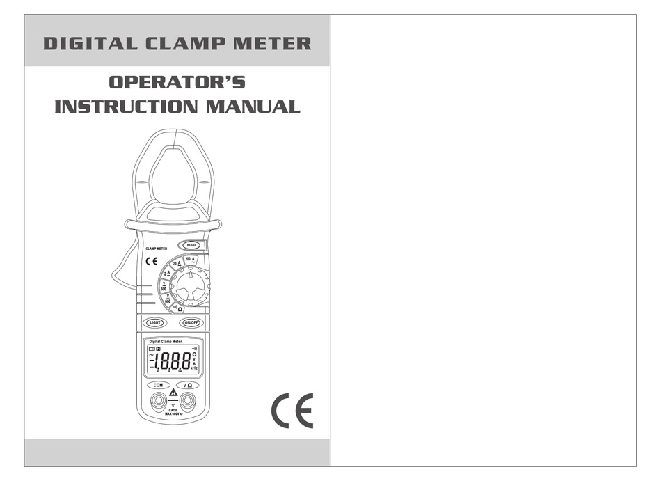 Mastech Ms2002 Operator S Instruction Manual Pdf Download Manualslib