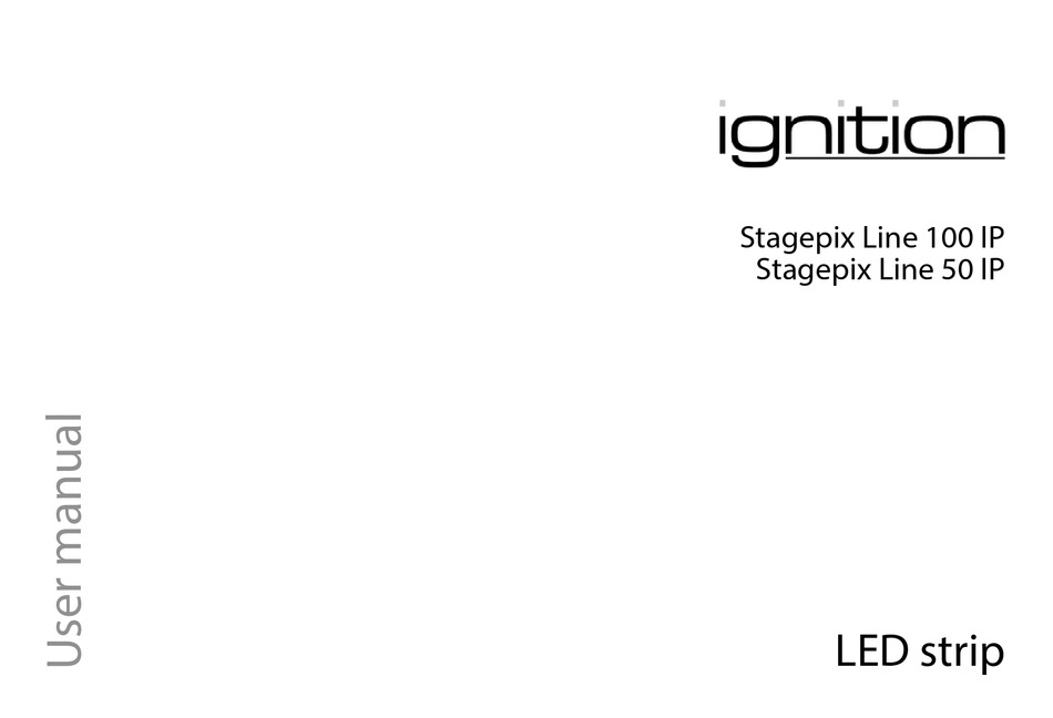 IGNITION STAGEPIX LINE 100 IP USER MANUAL Pdf Download ManualsLib