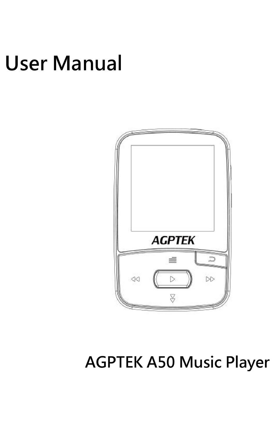 AGPTEK A50 USER MANUAL Pdf Download ManualsLib
