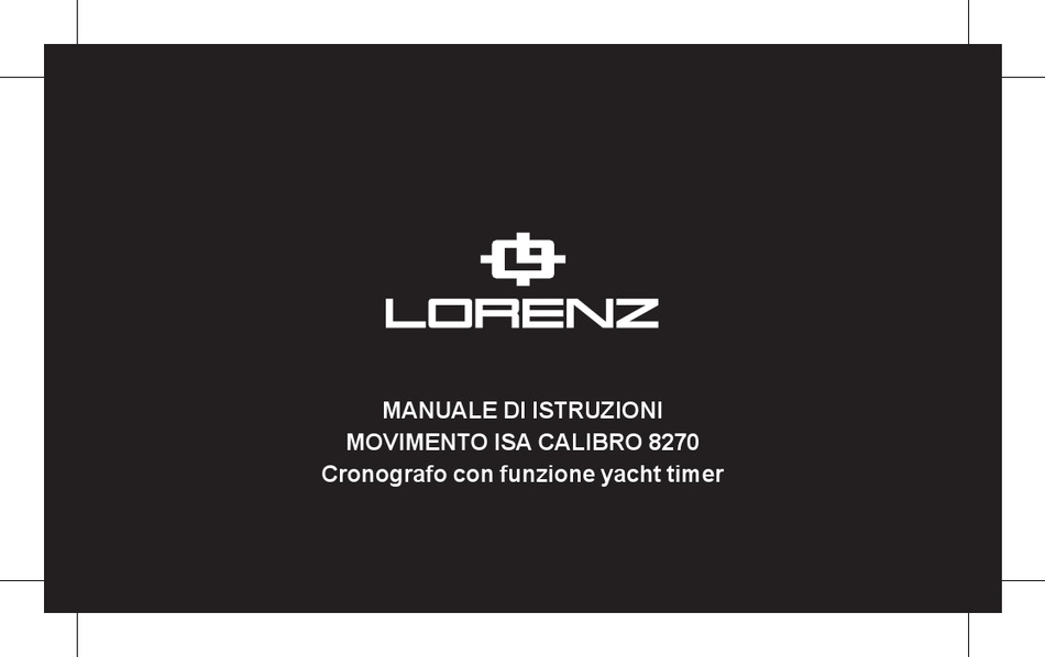 Lorenz chronograph deals alarm istruzioni