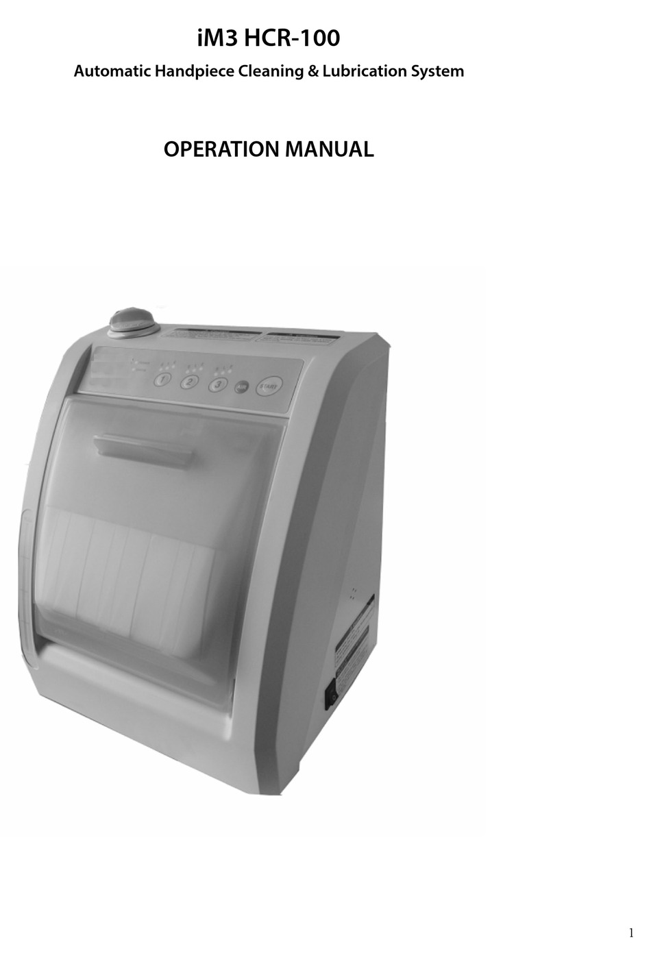 IM3 HCR100 OPERATION MANUAL Pdf Download ManualsLib