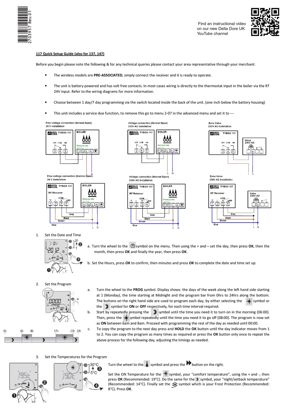 DELTA DORE TYBOX 117 QUICK SETUP MANUAL Pdf Download | ManualsLib