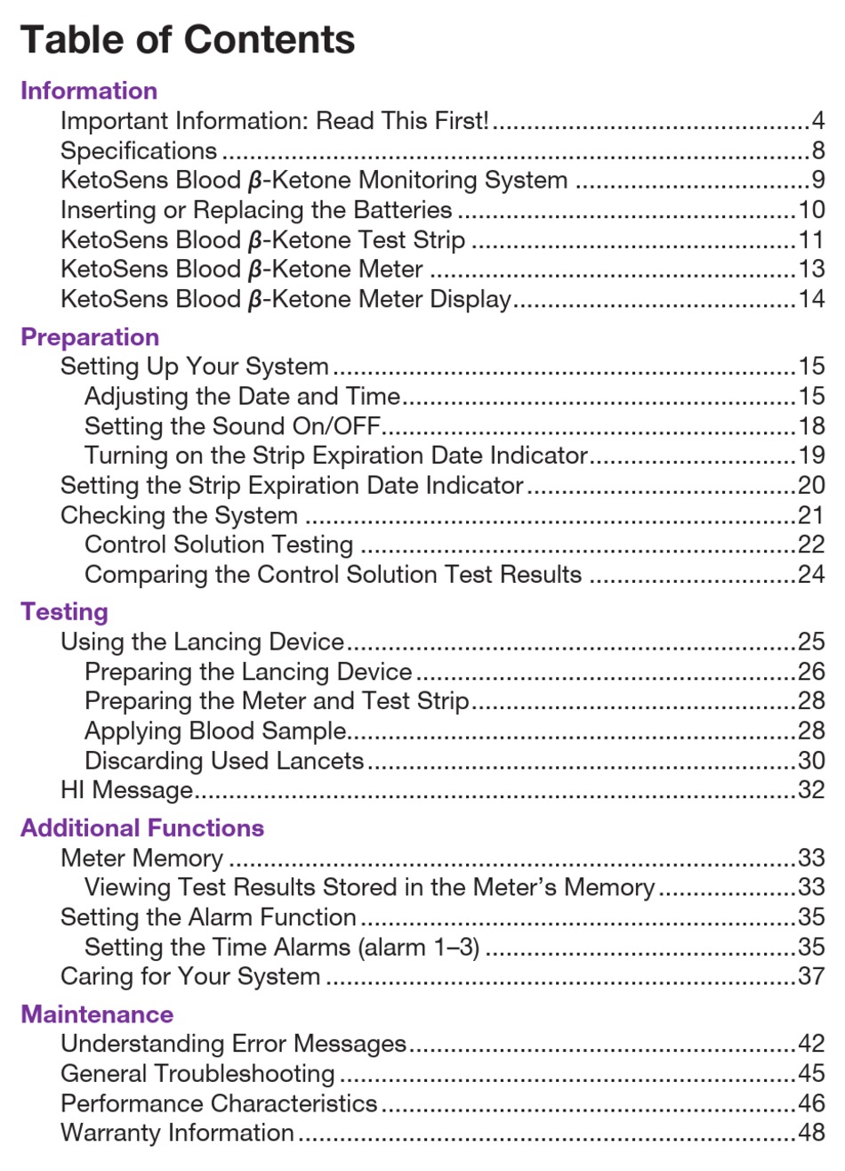 ISENS KETOSENS MANUAL Pdf Download ManualsLib
