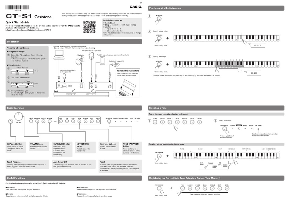 casio cts100 manual