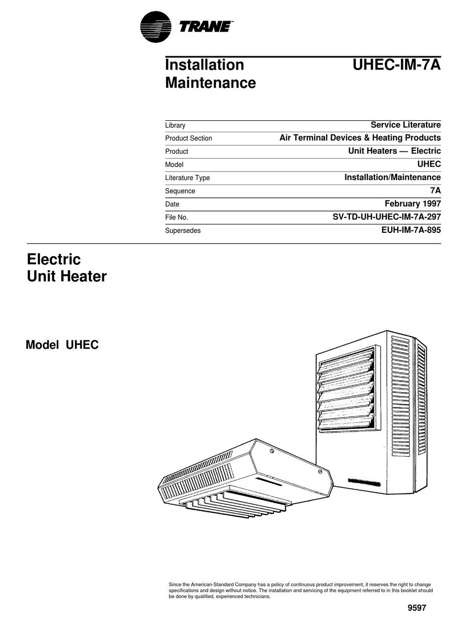 Trane Unit Heater Model Numbers Discount Purchase www.oceanproperty.co.th