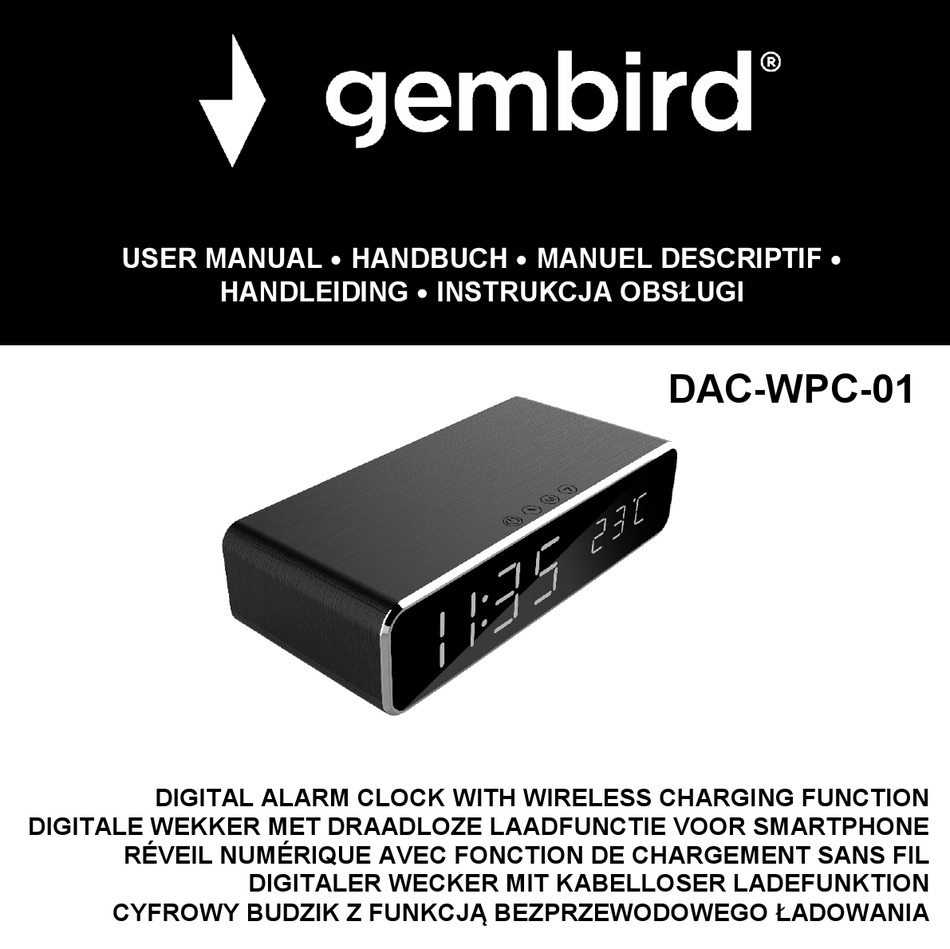 GEMBIRD DACWPC01 USER MANUAL Pdf Download ManualsLib