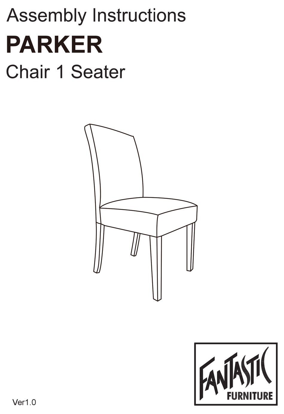 FANTASTIC FURNITURE PARKER ASSEMBLY INSTRUCTIONS MANUAL Pdf Download