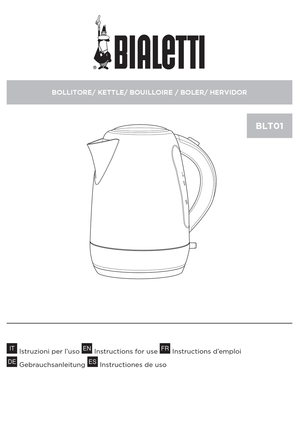 BIALETTI BLT01 INSTRUCTIONS FOR USE MANUAL Pdf Download ManualsLib