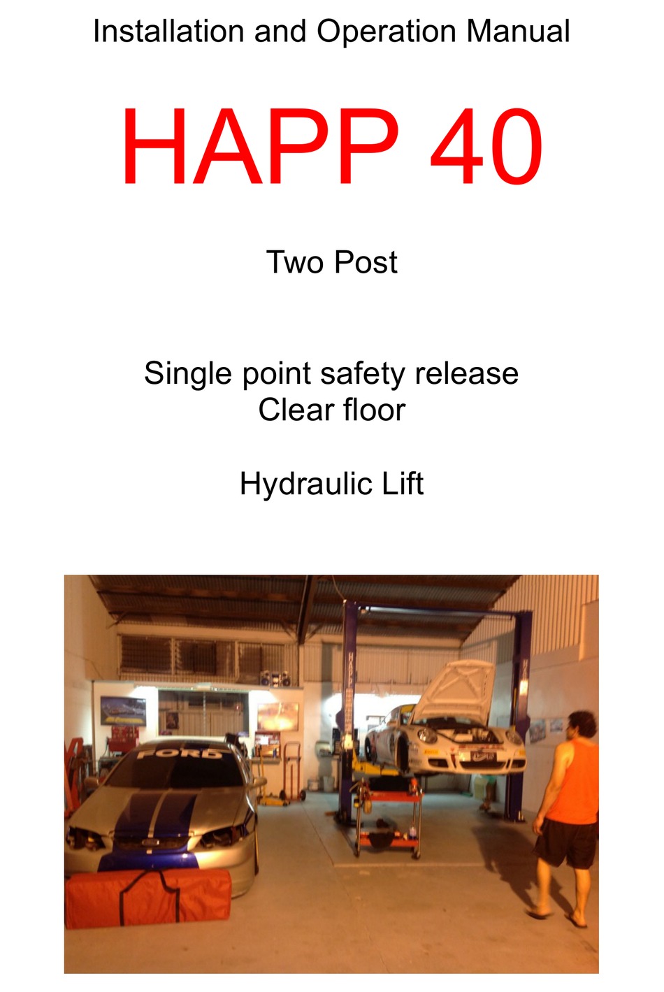 HAPP 40 INSTALLATION AND OPERATION MANUAL Pdf Download ManualsLib