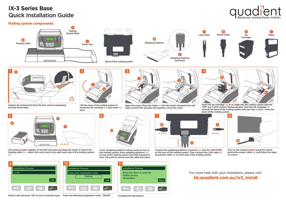 QUADIENT IX 3 SERIES QUICK INSTALLATION MANUAL Pdf Download ManualsLib QUADIENT IX 3 SERIES QUICK INSTALLATION MANUAL Pdf Download ManualsLib