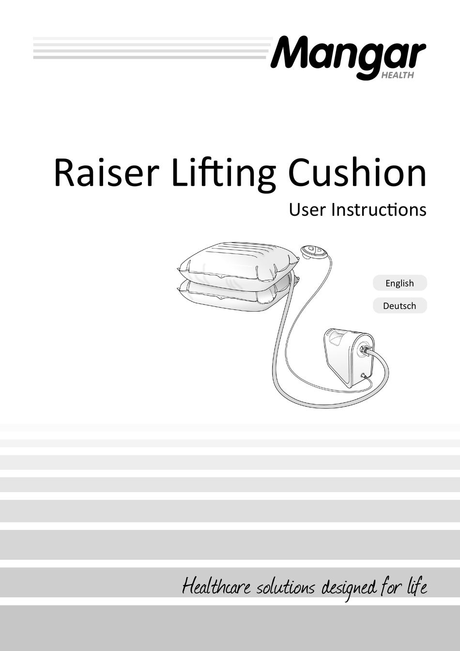 MANGAR HEALTH RAISER LIFTING CUSHION USER INSTRUCTIONS Pdf Download