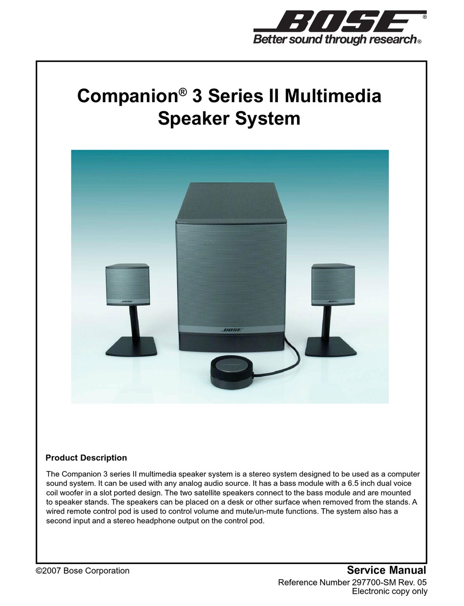 Bose Companion 3 Series II PC ボーズ スピーカー www.krzysztofbialy.com