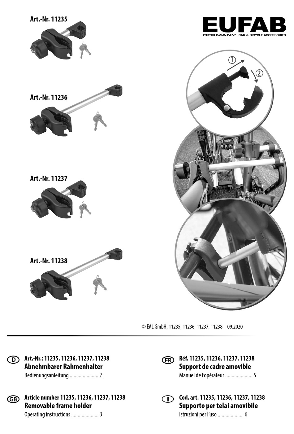 EUFAB 11235 OPERATING INSTRUCTIONS MANUAL Pdf Download ManualsLib