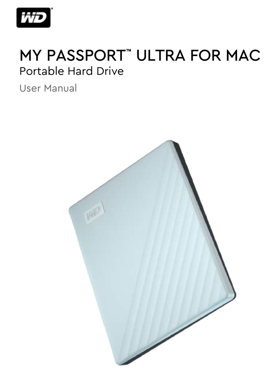 wd passport for mac user manural