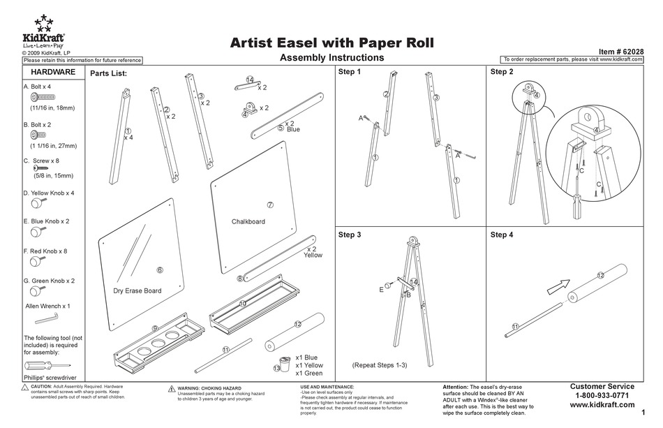 KIDKRAFT 62028 ASSEMBLY INSTRUCTIONS Pdf Download ManualsLib