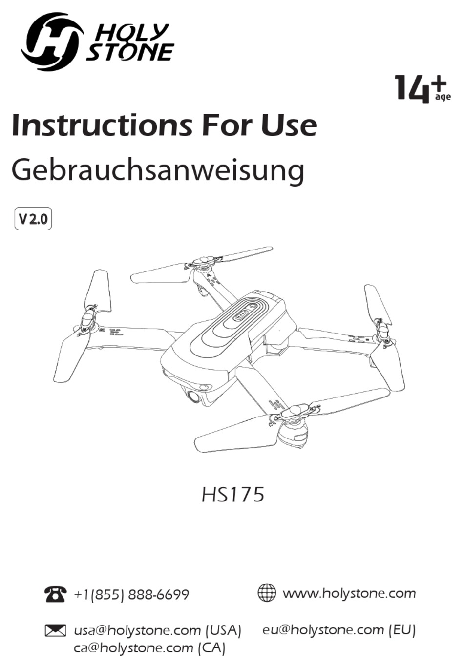 HOLY STONE HS175 INSTRUCTIONS FOR USE MANUAL Pdf Download | ManualsLib