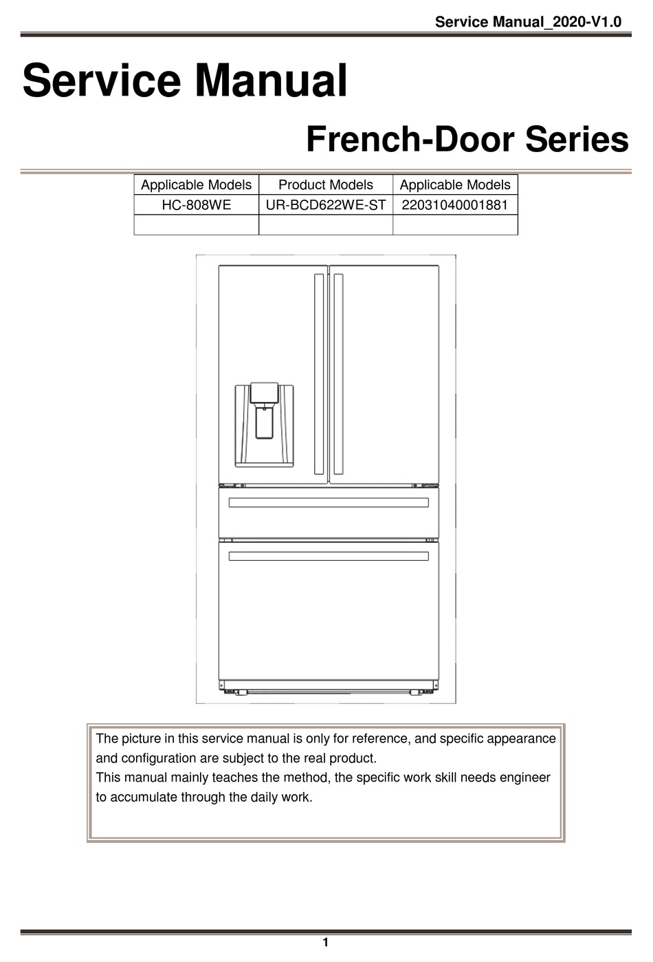 MIDEA FRENCHDOOR SERIES SERVICE MANUAL Pdf Download ManuaLib