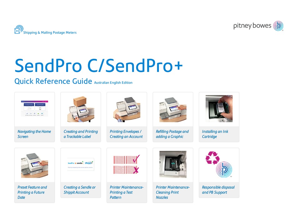 PITNEY BOWES SENDPRO C QUICK REFERENCE MANUAL Pdf Download ManualsLib