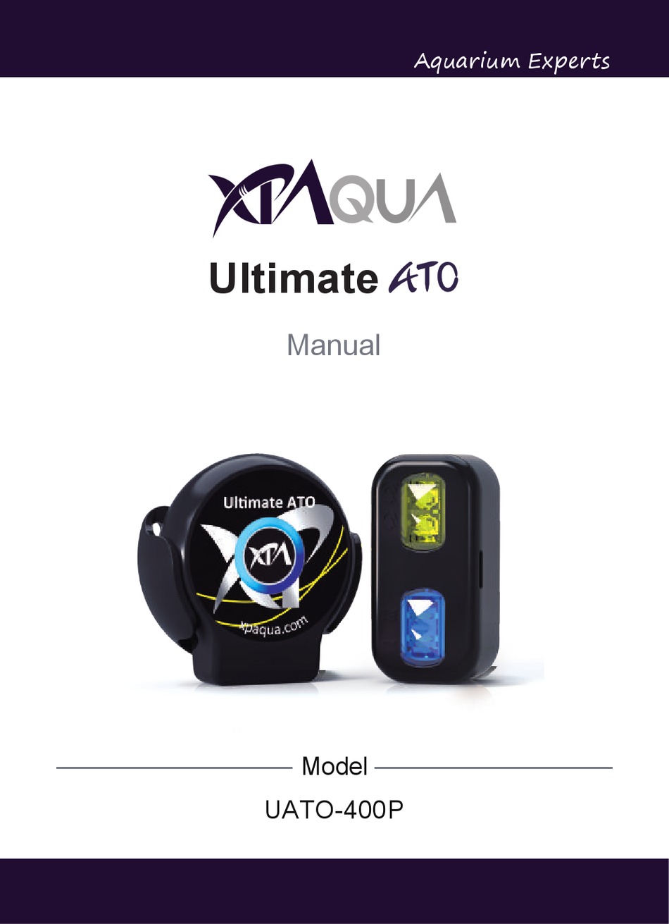 XP AQUA ULTIMATE ATO MANUAL Pdf Download | ManualsLib