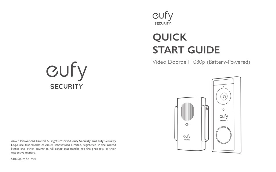 EUFY E8222 QUICK START MANUAL Pdf Download ManualsLib