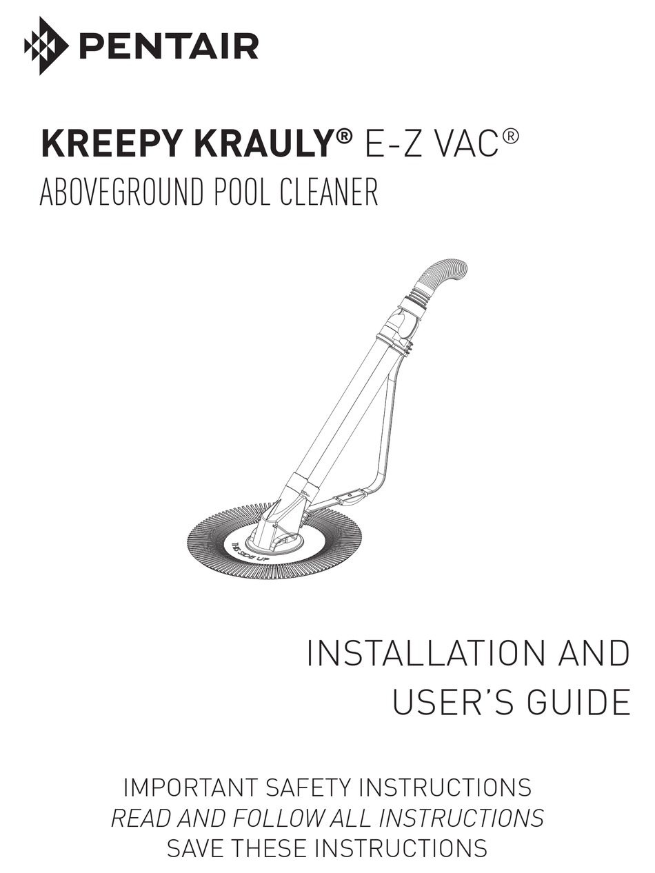 Pentair KREEPY KRAULY E-Z VAC 