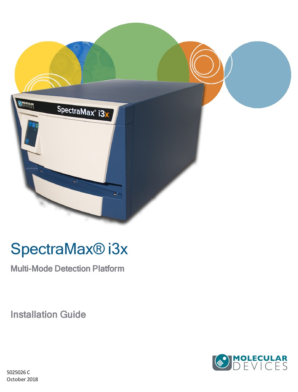 MOLECULAR DEVICES SPECTRAMAX I3X INSTALLATION MANUAL Pdf Download ...