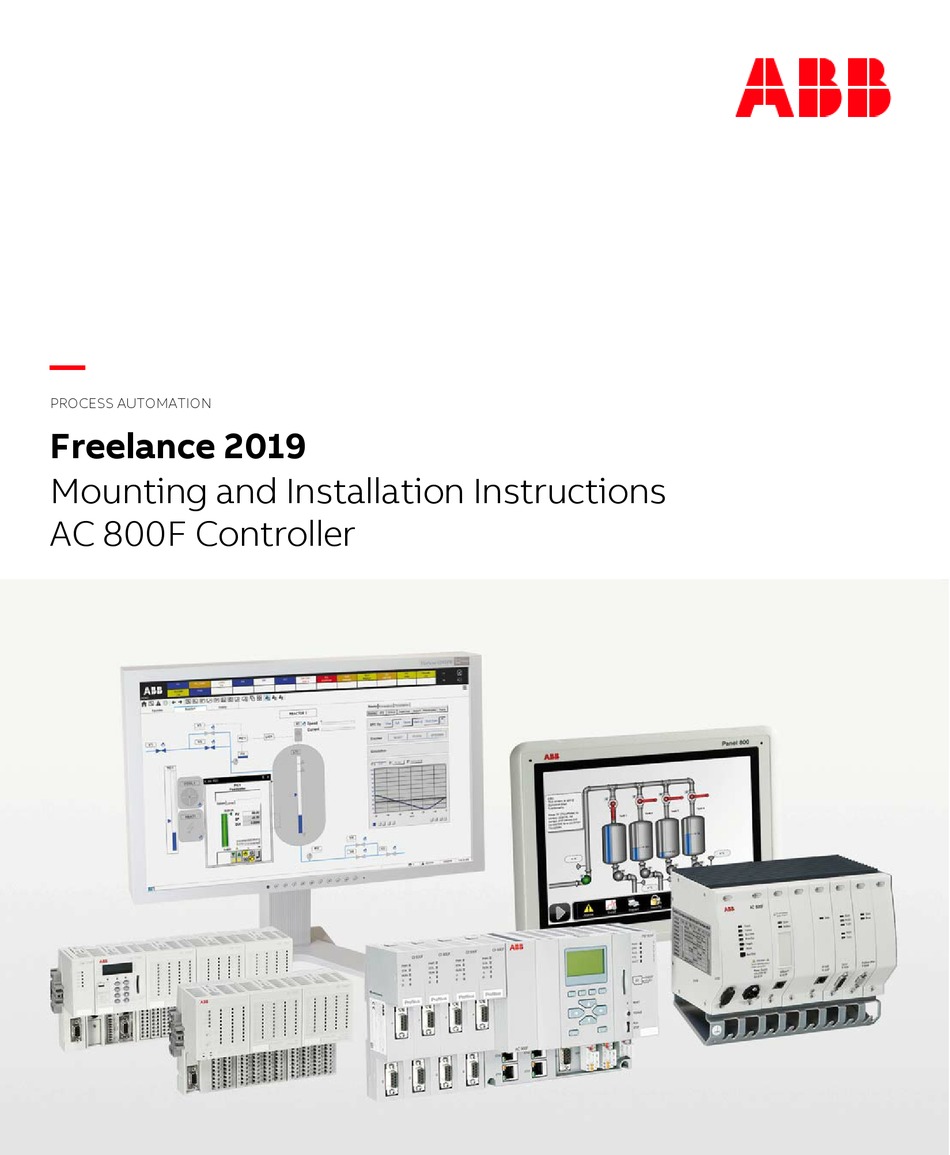 ABB AC 800F MOUNTING AND INSTALLATION INSTRUCTIONS MANUAL Pdf Download