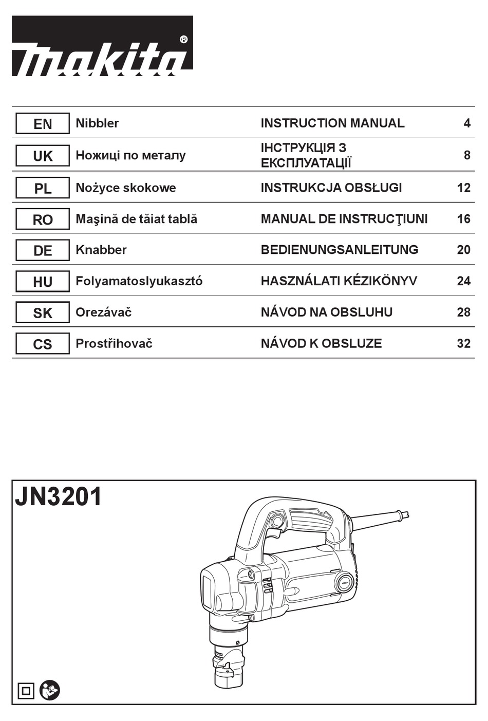 MAKITA JN3201 INSTRUCTION MANUAL Pdf Download ManualsLib