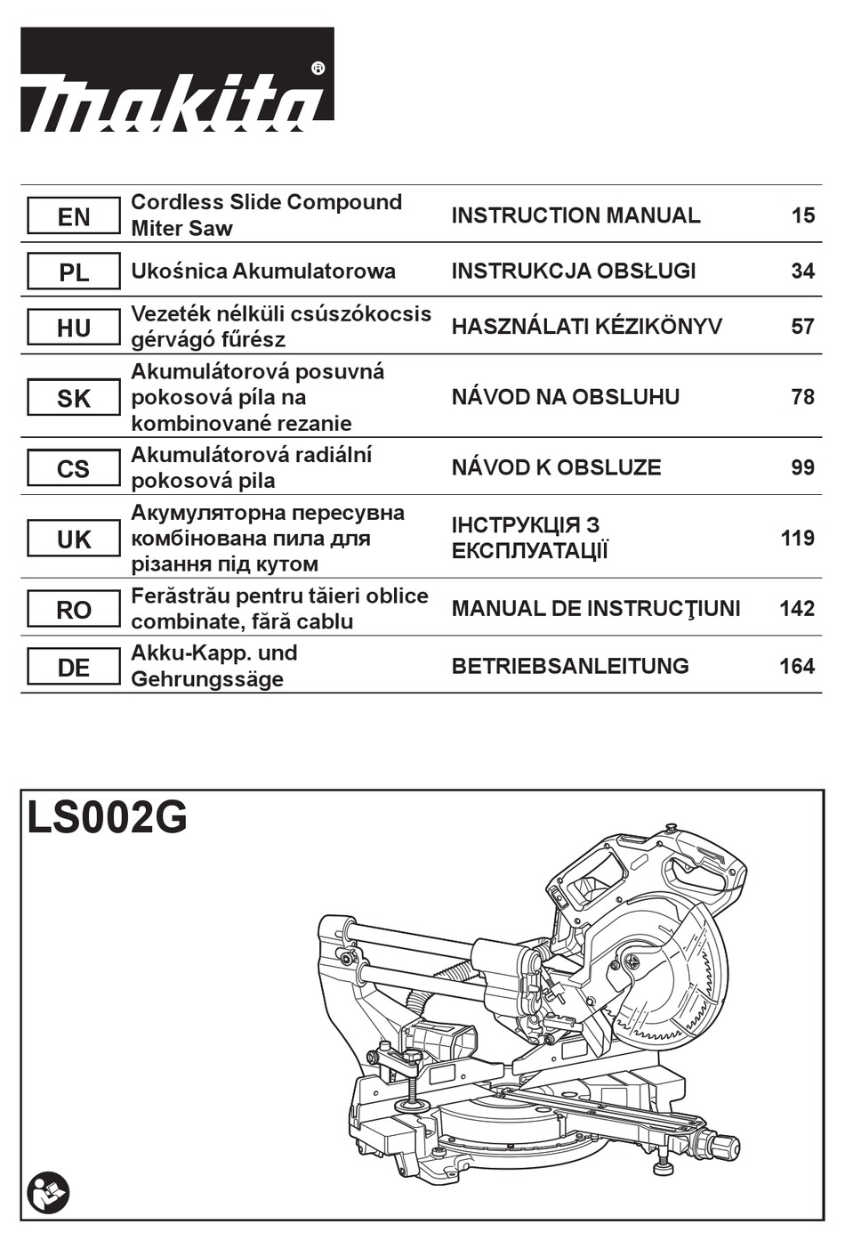 MAKITA LS002G INSTRUCTION MANUAL Pdf Download | ManualsLib