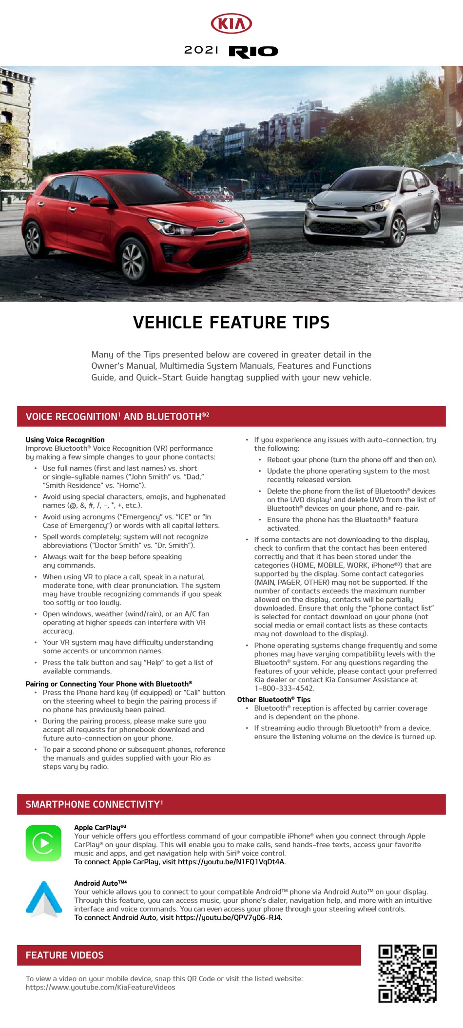 KIA RIO 2021 VEHICLE FEATURE TIPS Pdf Download | ManualsLib KIA RIO 2021 VEHICLE FEATURE TIPS Pdf Download | ManualsLib