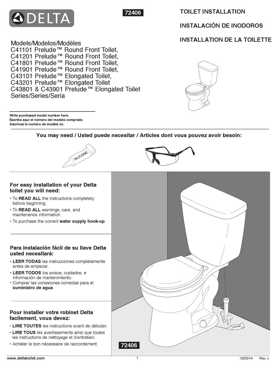 Toilet plumbing hookup