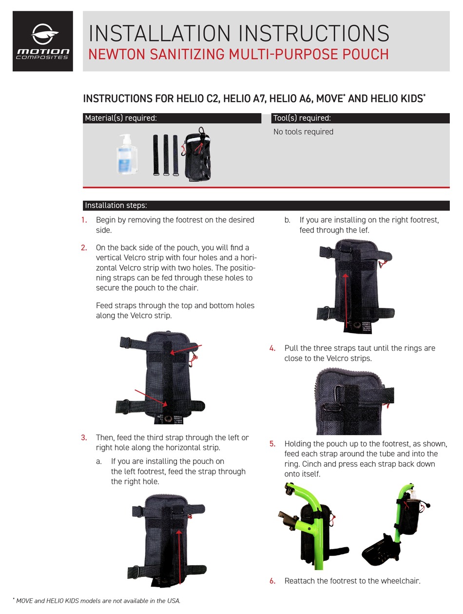 MOTION COMPOSITES NEWTON INSTALLATION INSTRUCTIONS Pdf Download