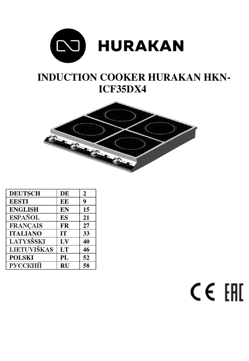 Hurakan hkn icf35dx4 схема