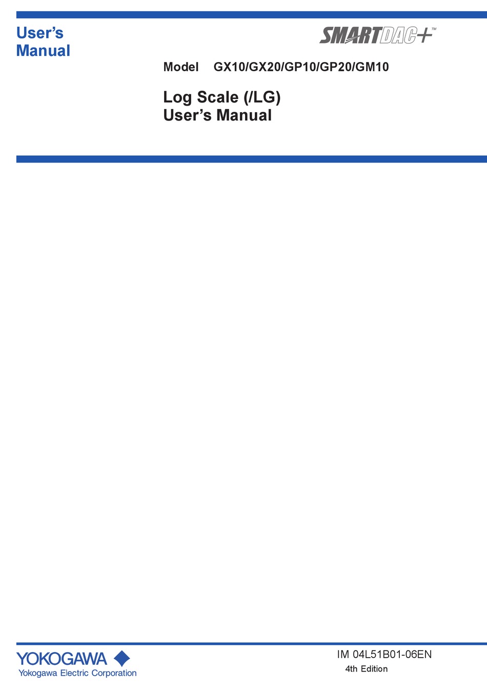 YOKOGAWA SMARTDAC+ GX10 USER MANUAL Pdf Download ManualsLib