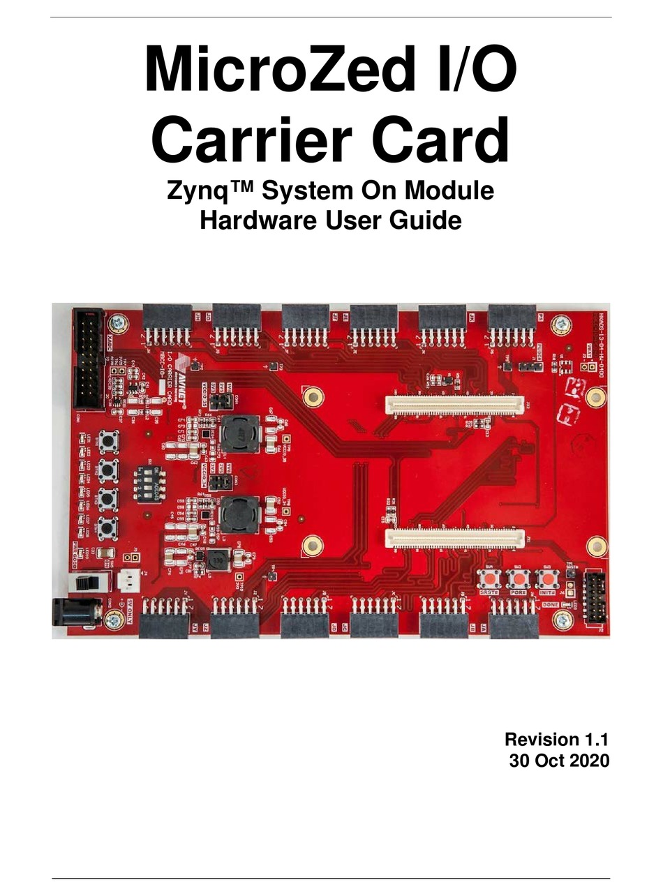 MICROZED HARDWARE USER