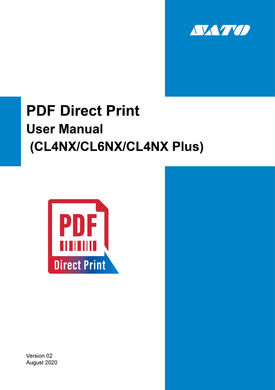 SATO CL4NX USER MANUAL Pdf Download ManualsLib