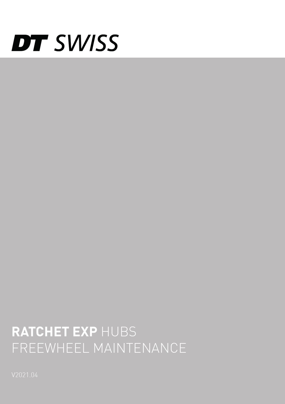 DT SWISS RATCHET EXP MAINTENANCE MANUAL Pdf Download ManualsLib