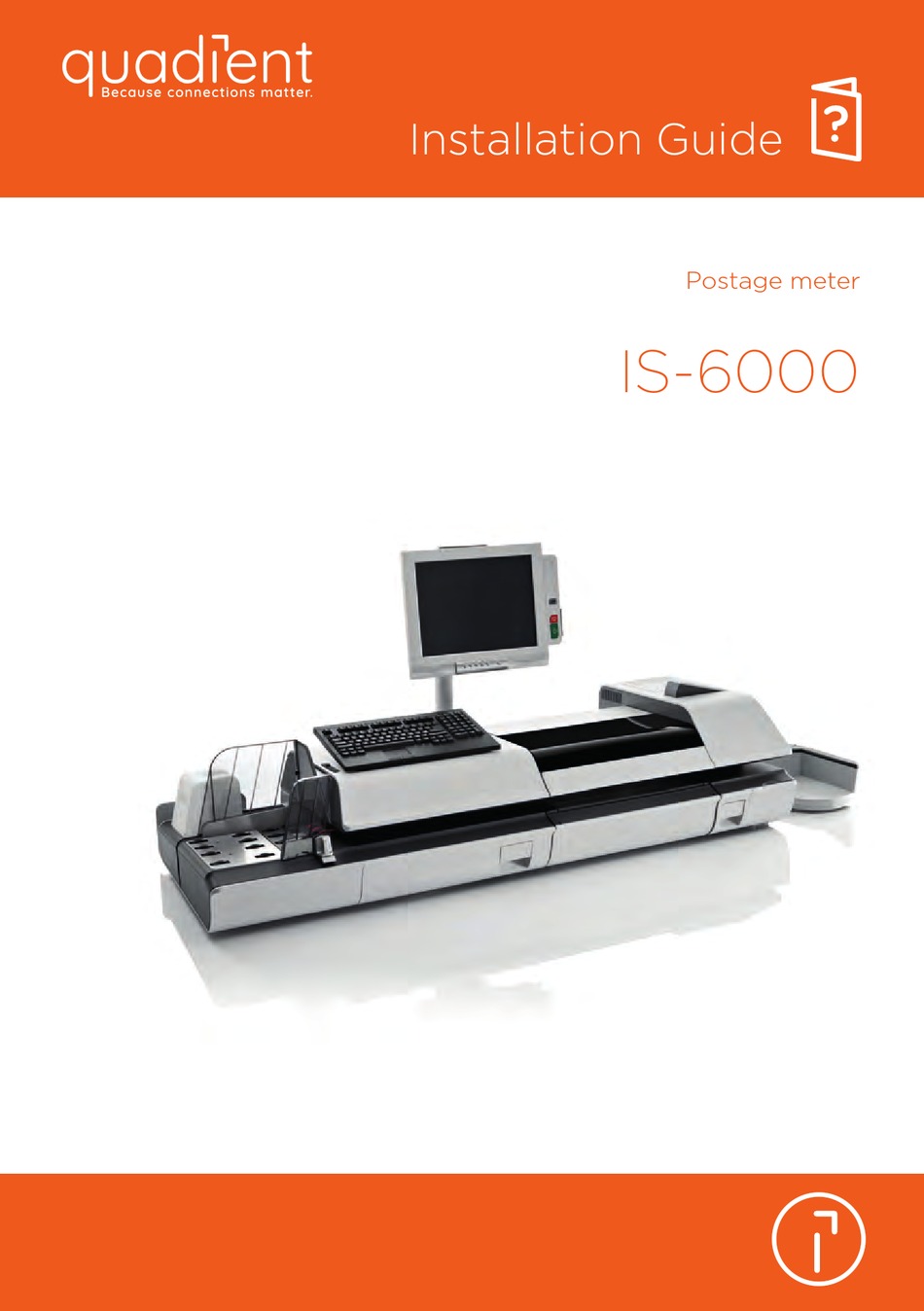 QUADIENT IS6000 INSTALLATION MANUAL Pdf Download ManualsLib