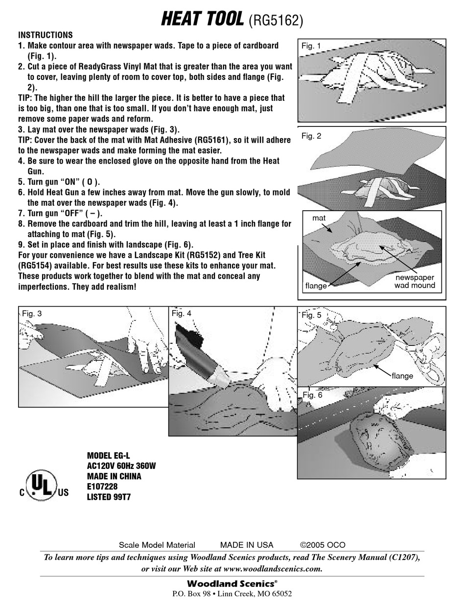 WOODLAND SCENICS RG5162 INSTRUCTIONS Pdf Download ManualsLib