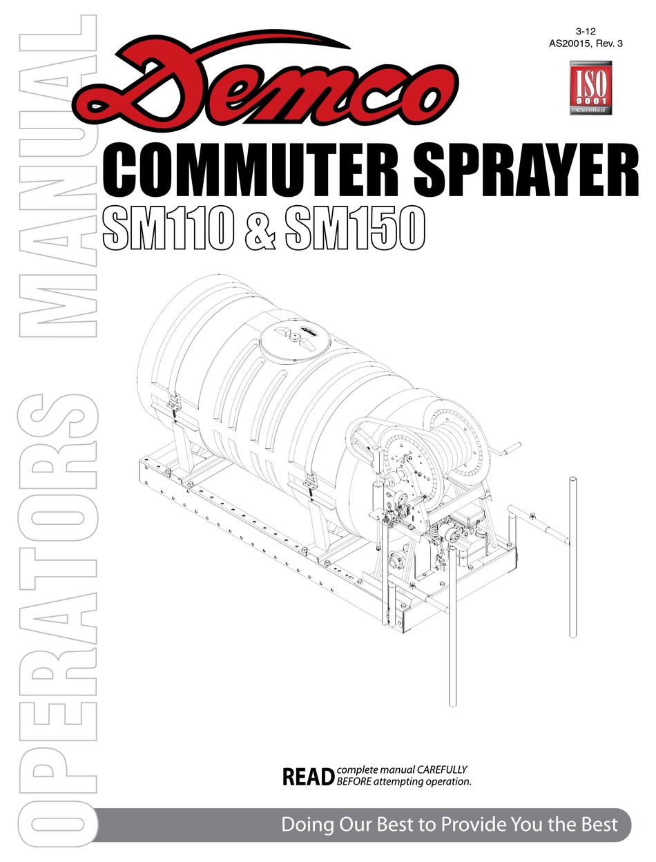 DEMCO SM110 OPERATOR'S MANUAL Pdf Download ManualsLib