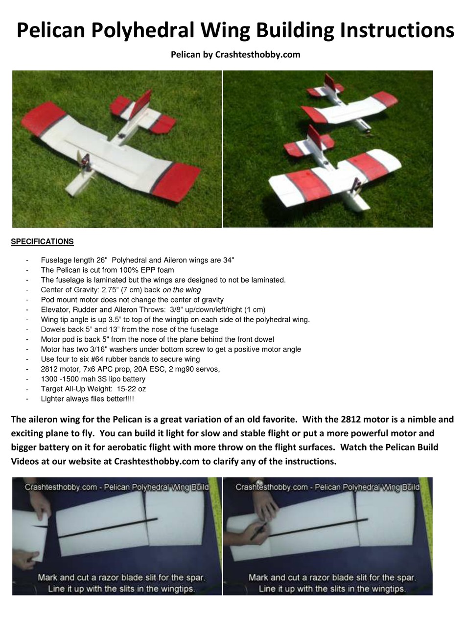 CRASH TEST HOBBY PELICAN BUILDING INSTRUCTIONS Pdf Download ManualsLib