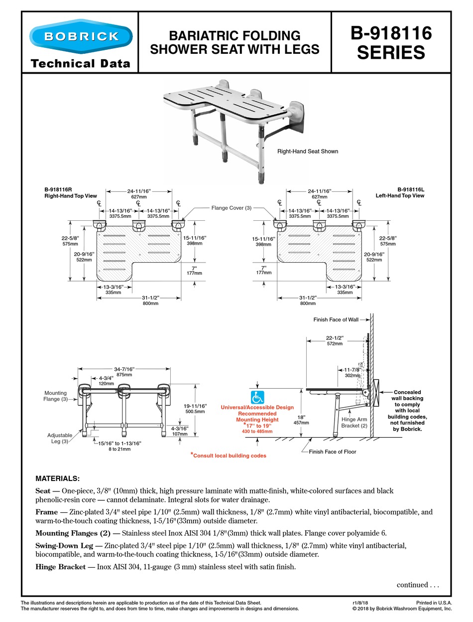 BOBRICK B918116 SERIES QUICK START MANUAL Pdf Download ManualsLib
